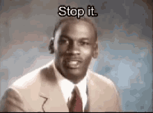 Michael jordan stop and get help — Reaction meme
