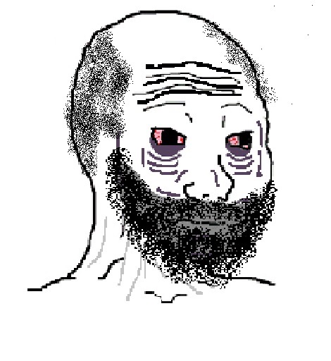 Wojak stage 1.45 doomer — Wojak meme