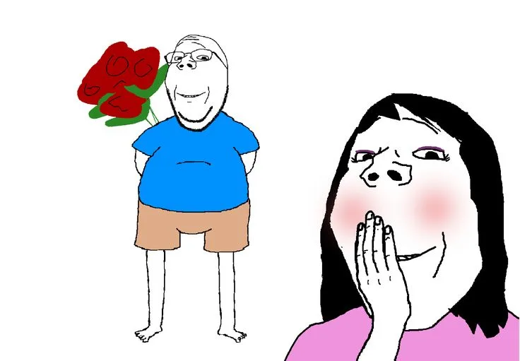 Soy love — Wojak meme