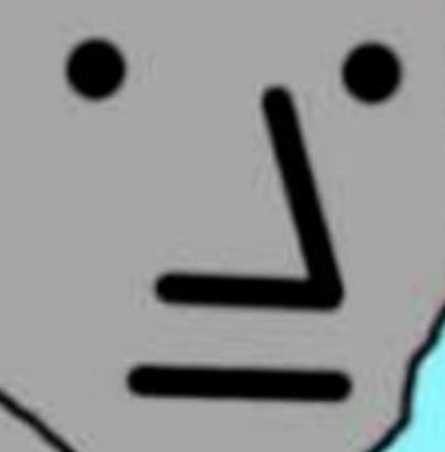 Wojak npc closeup — Wojak meme
