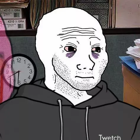 Tired Cozy Wojak — Twetch meme