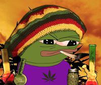 Pepe rasta weed — Pepe meme