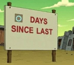 Futurama Zero Days Since Last Blank meme template — Templates meme