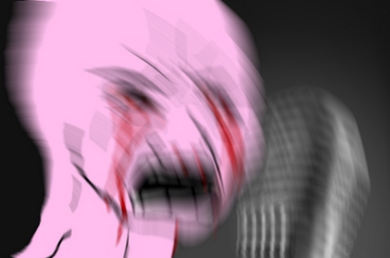 Pink wojak singing blurry — Wojak meme