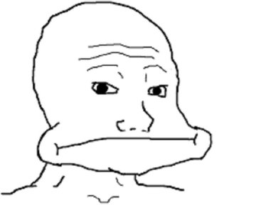 Wojak extended jim face — Wojak meme