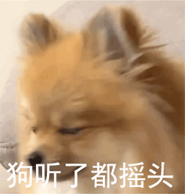 狗听了都摇头 — Reaction meme