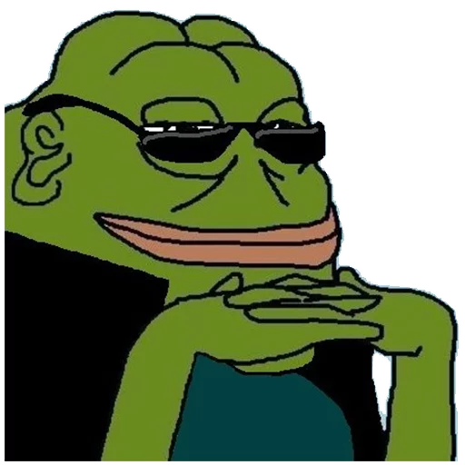 Cool sunglasses Groyper sticker — Sticker Packs meme