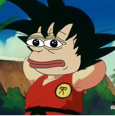 Pepe gohan sad — Pepe meme