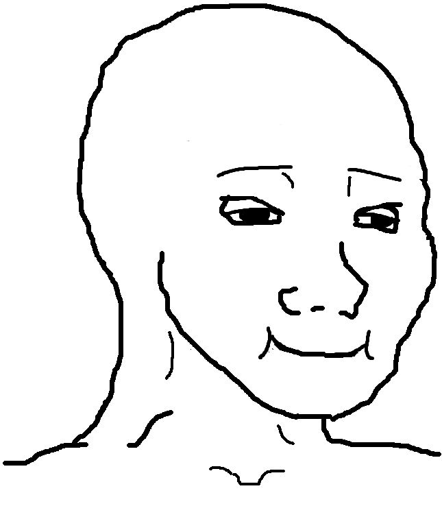 Wojak full mouth — Wojak meme