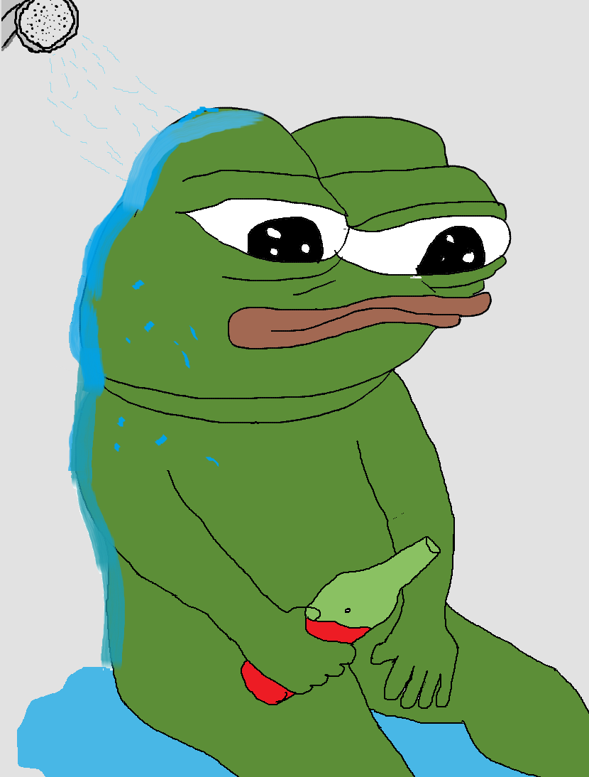 Pepe shower beer — Pepe meme