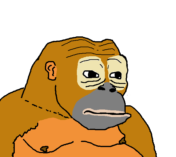 Wojak orangutan — Wojak meme