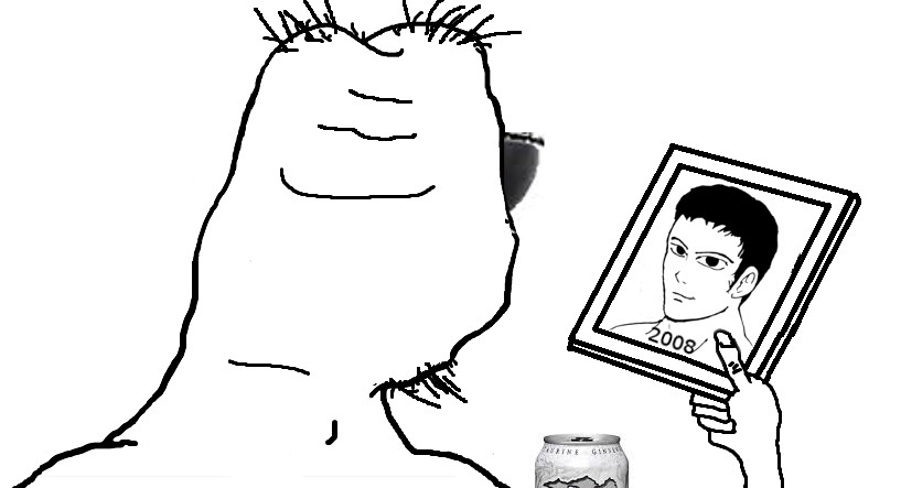 Boomer looks at old photo — Boomer meme