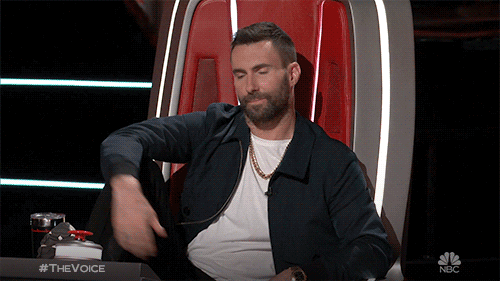 Adam Levine Waves Goodbye — Reaction meme