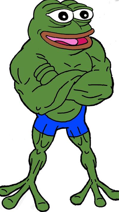 Pepe frog feet muscle — Pepe meme