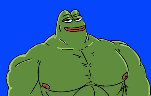 Pepe big chest — Pepe meme