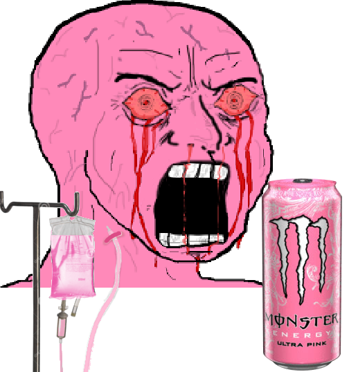 Pink wojak monster IV — Wojak meme
