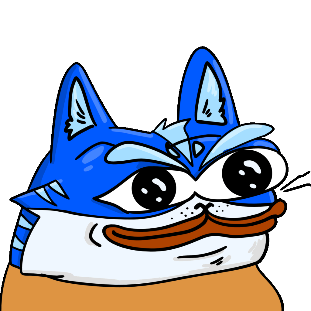 Toshi cat bobbing up and down — $TOSHI meme