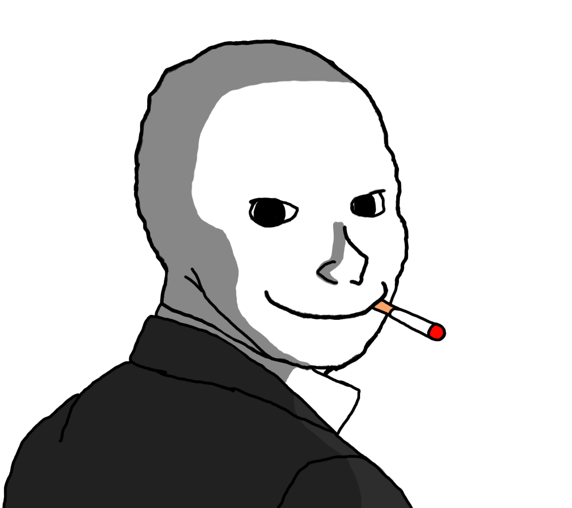 Wojak strange suit — Wojak meme