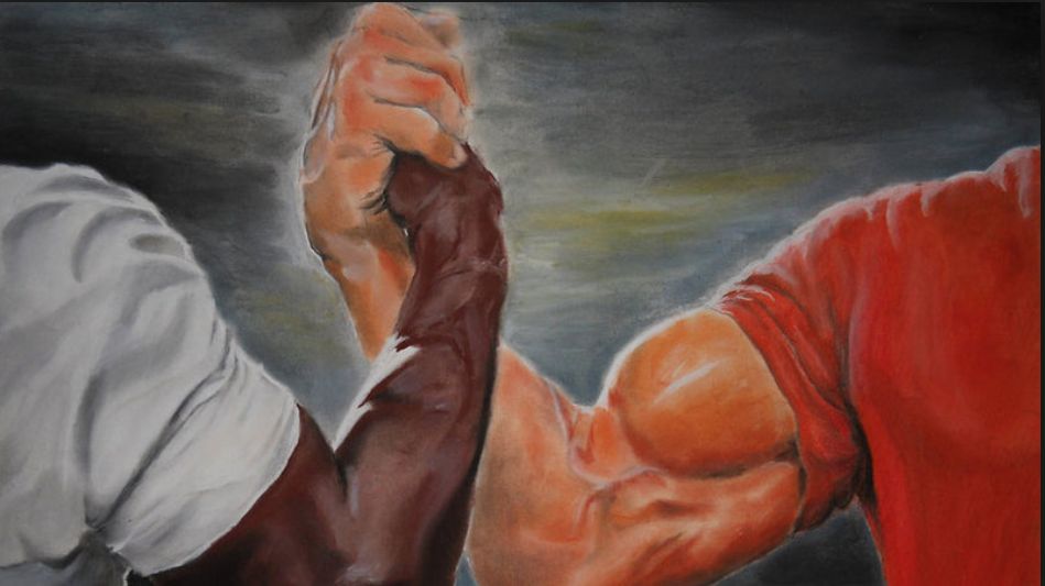 Black White Arms meme template — Templates meme