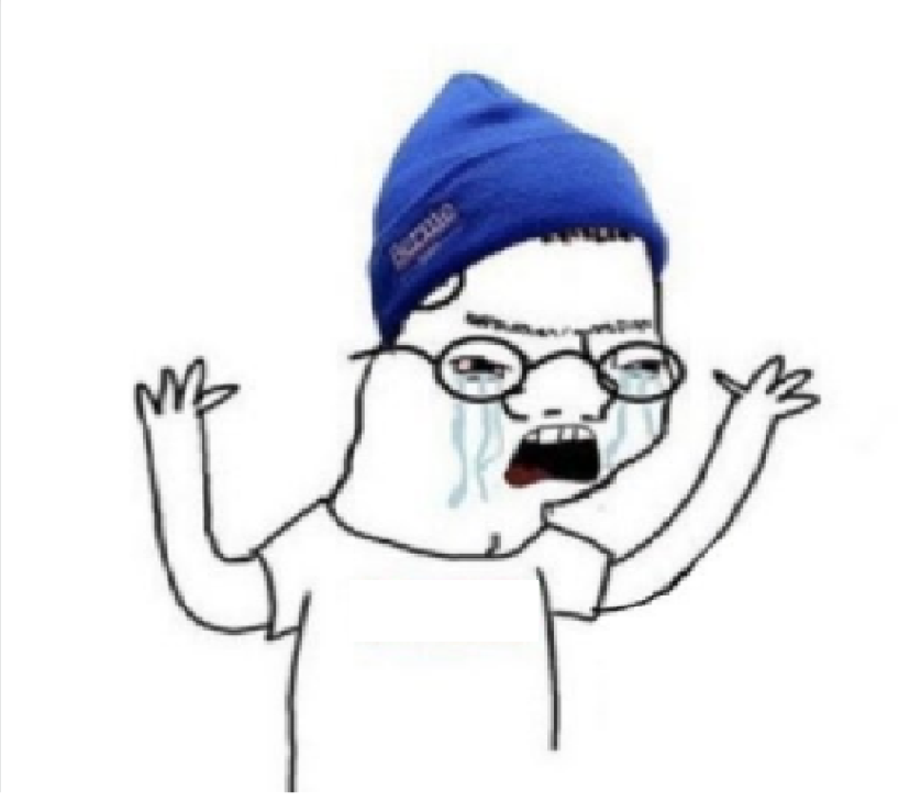 Zoomer seething bernie supporter — Zoomer meme