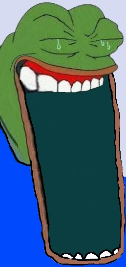 Pepe huge laugh — Pepe meme