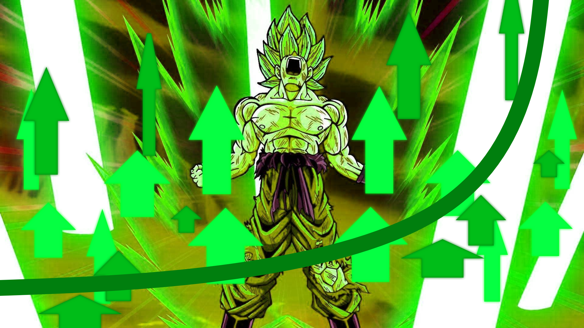 Green arrow super sayan — Reaction meme