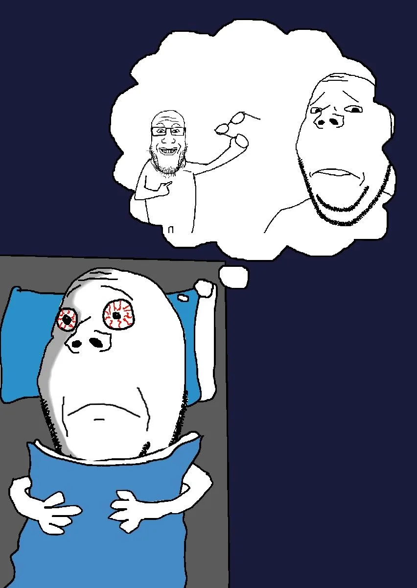 Nightmare — Wojak meme