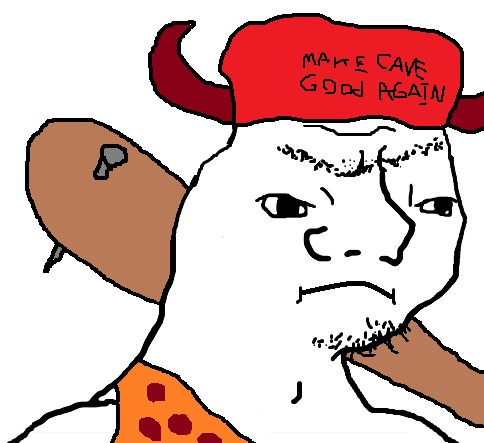 Grug make cave good again — Grug meme