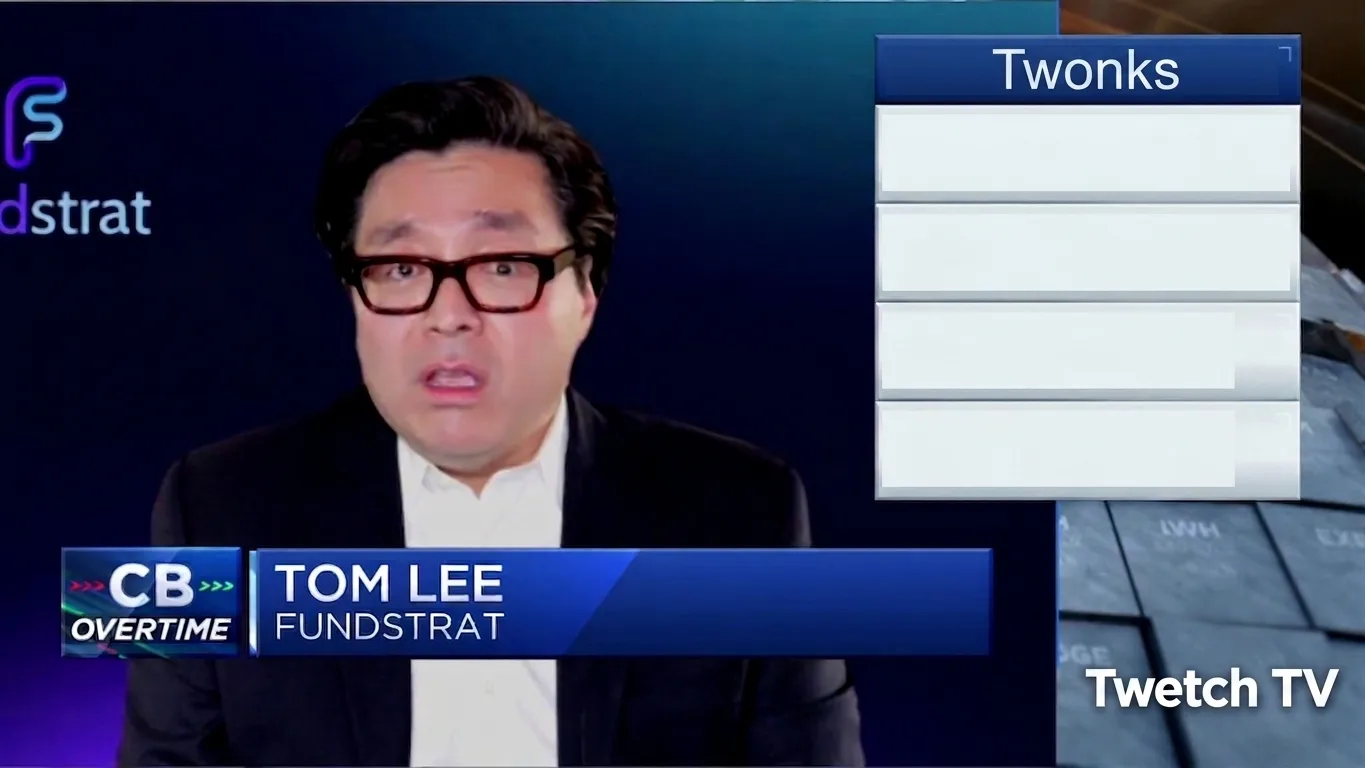 Tom Lee "Twonks" Stock Graphic Meme Template — Twetch meme