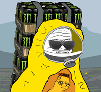 Boomer monster case backpack hazmat suit — Boomer meme