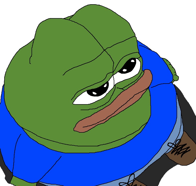 Pepe from above — Pepe meme