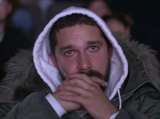 Shia labeouf sad Cali Pack 3 sticker — Sticker Packs meme