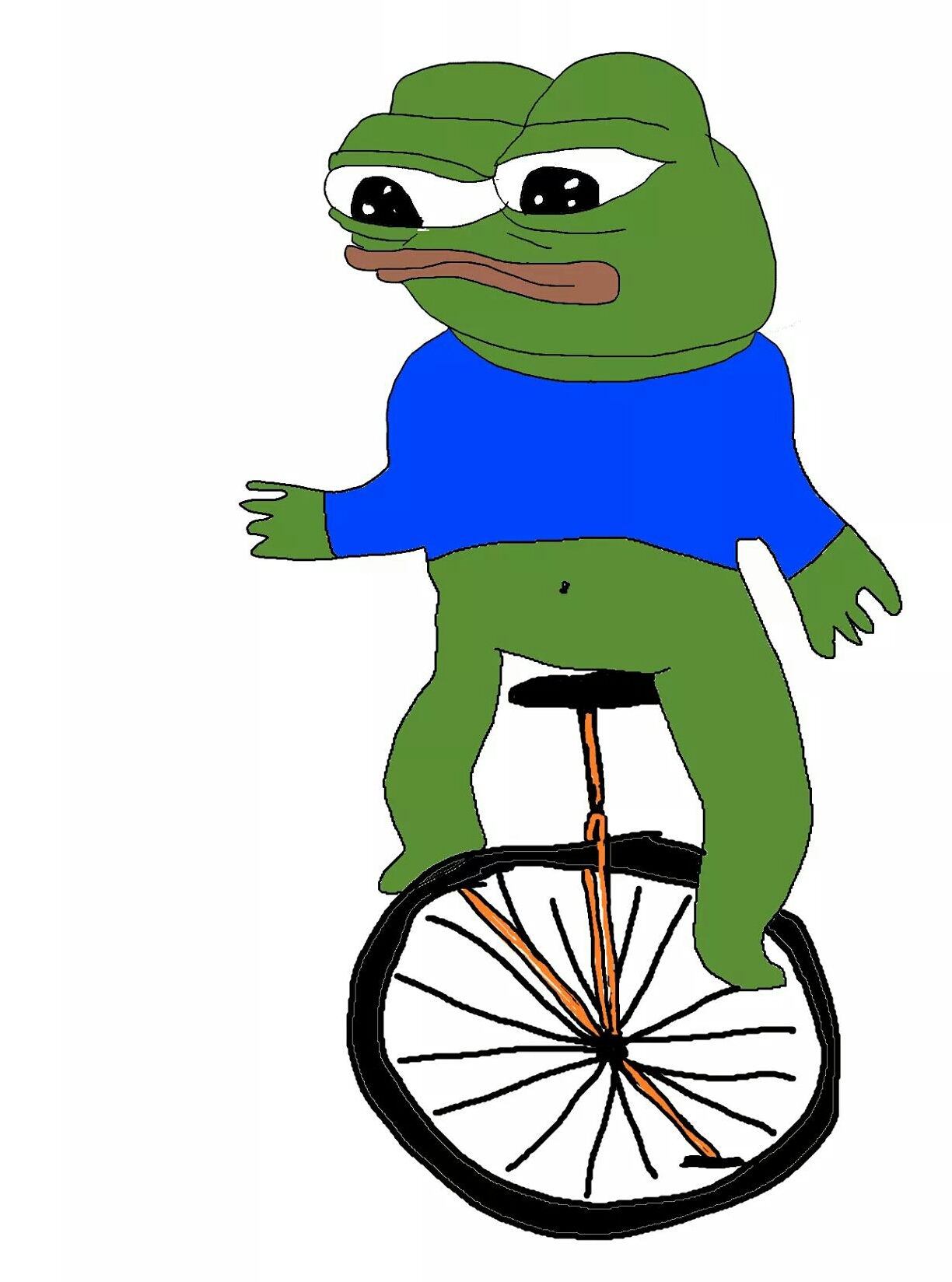 Pepe unicycle — Pepe meme