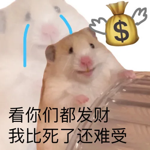看你们发财我难受 — Reaction meme