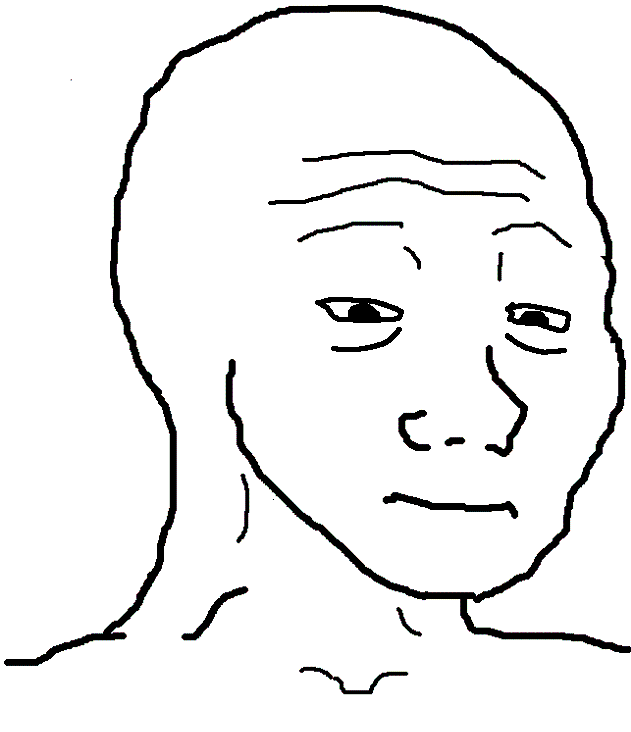 Wojak kinda sad — Wojak meme