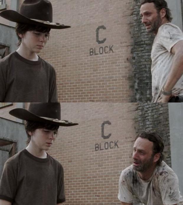 Rick and Carl meme template — Templates meme