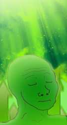 Green wojak underwater — Wojak meme