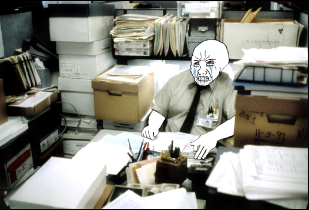 Wojak office space — Wojak meme