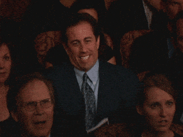Jerry seinfeld leaves throws hands up leaves theater — Reaction meme