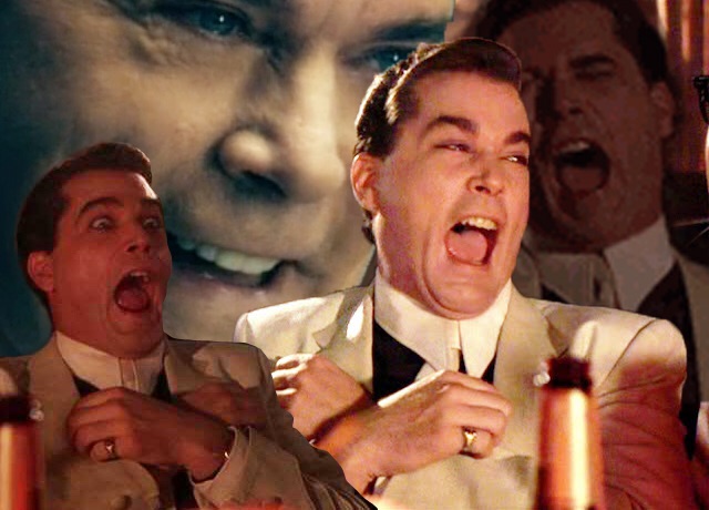 Goodfella laughing — Reaction meme