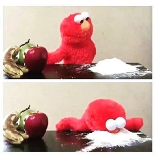 Elmo cocaine meme template — Templates meme