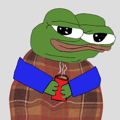 Pepe comfy hot drink — Pepe meme