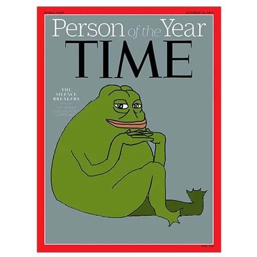 Time person of year Groyper sticker — Sticker Packs meme