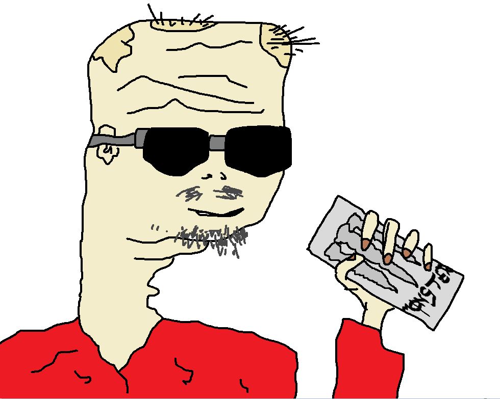 Boomer knockoff skinny drinking monster — Boomer meme