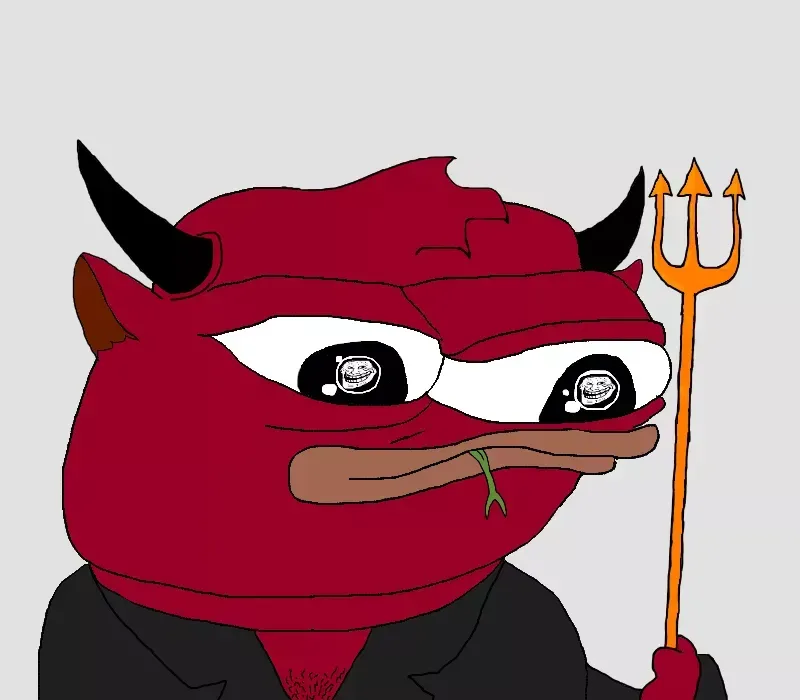 Satan Apu with troll eyes — Apu meme