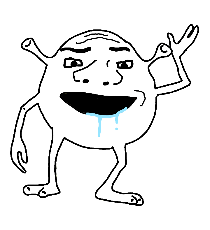 Brainlet mike monsters inc — Brainlet meme