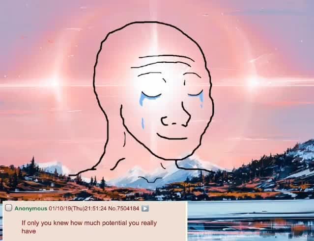 Wojak has potential — Wojak meme