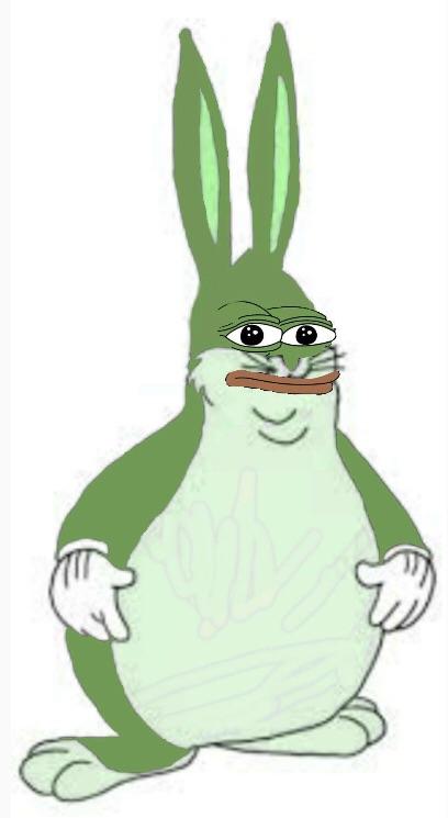 Pepe big chungus rabbit — Pepe meme