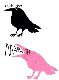 Crow caws — Reaction meme