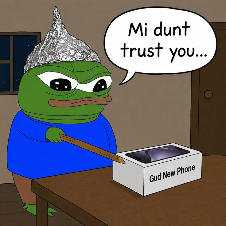 No trust — Apu meme